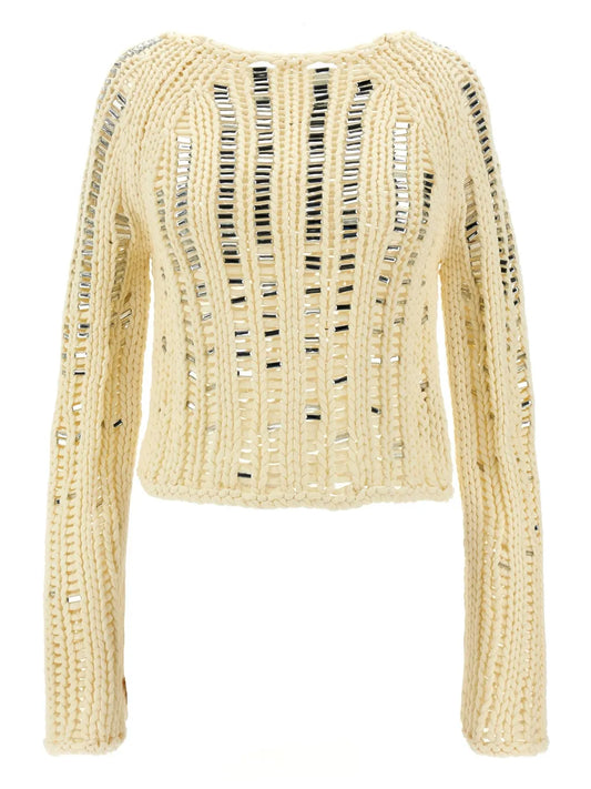 Sequin-Embellished Sweater