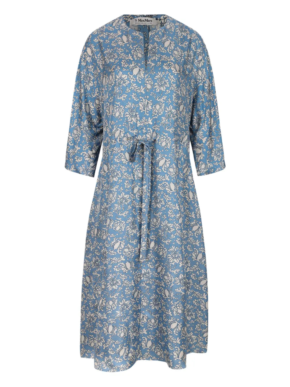 Floral-Print Midi Dress
