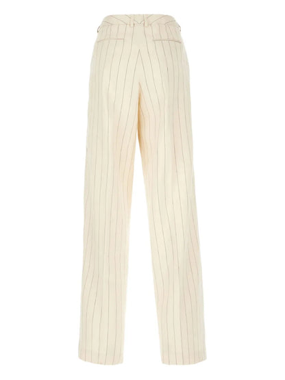 Pinstriped Trousers