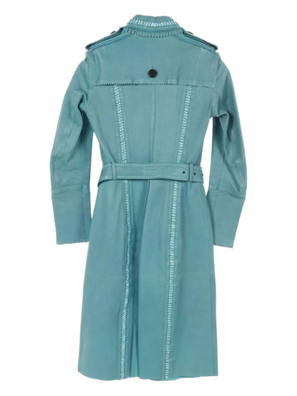 2010S Leather Trench Coat
