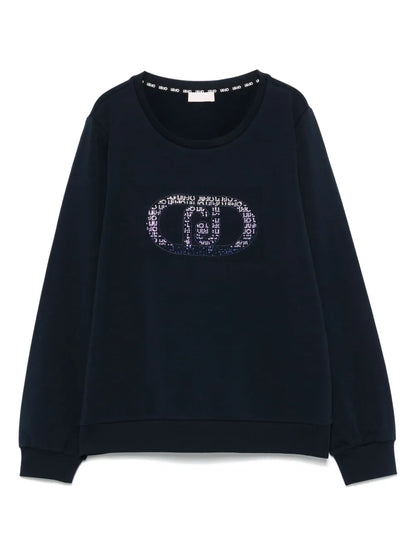 Crystal-Embellished Sweatshirt