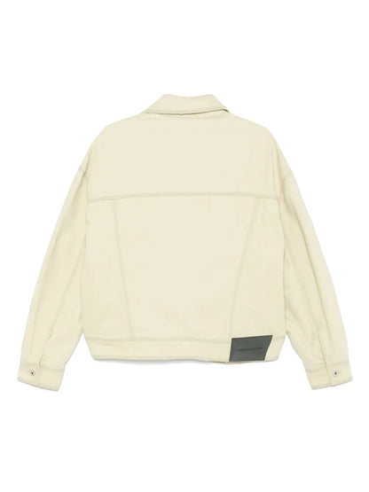 Raw-Cut Denim Jacket