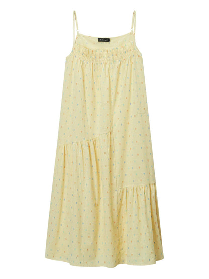 Gingham Check Midi Dress