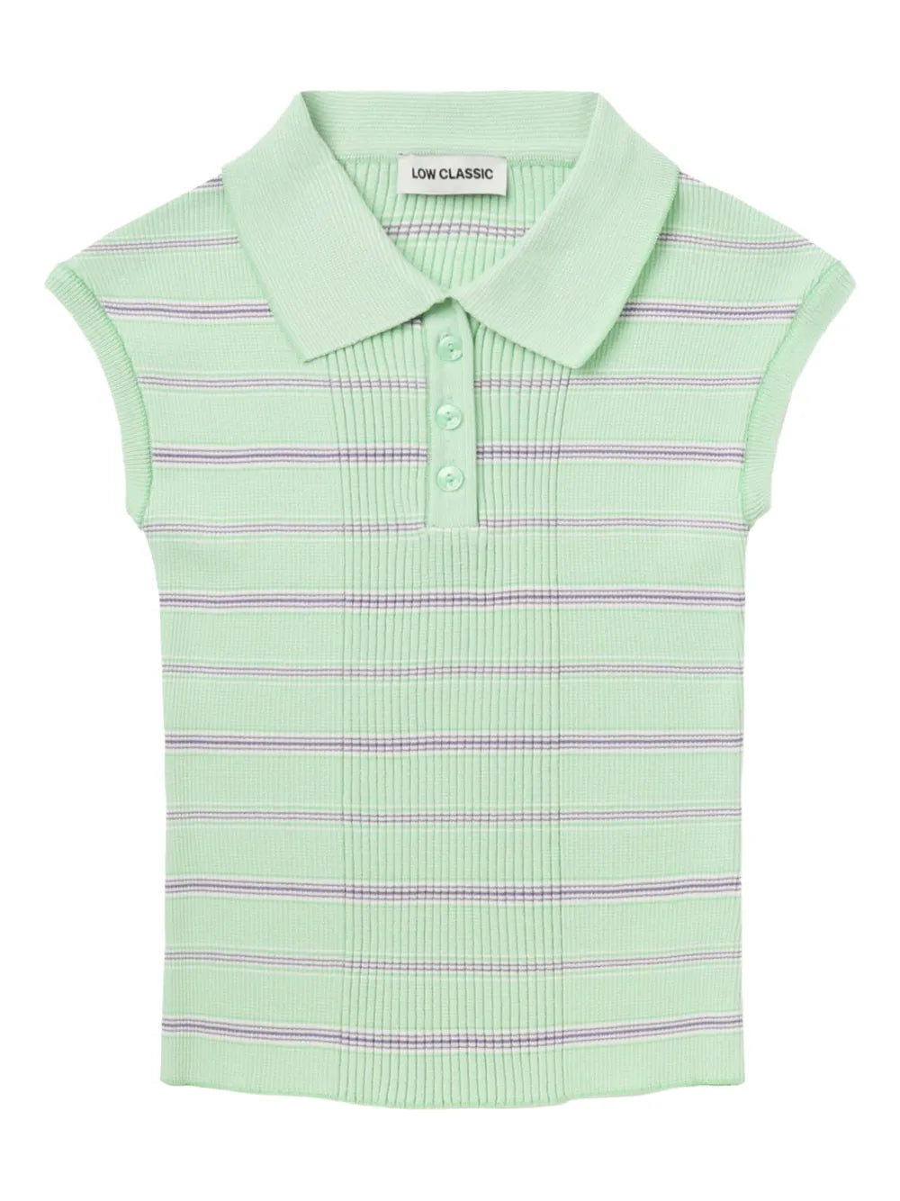 Striped Polo Top