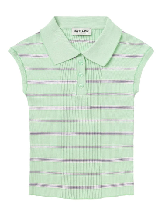 Striped Polo Top