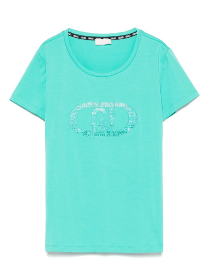 Crystal-Embellished T-Shirt