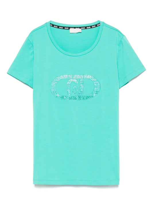 Crystal-Embellished T-Shirt