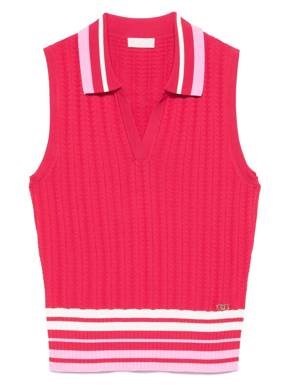 Stripe-Detail Top