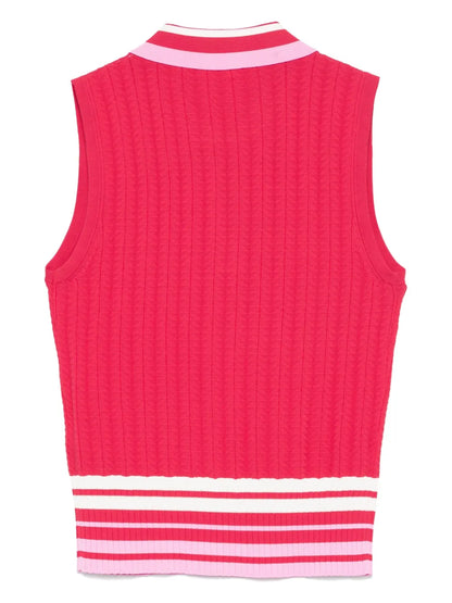 Stripe-Detail Top