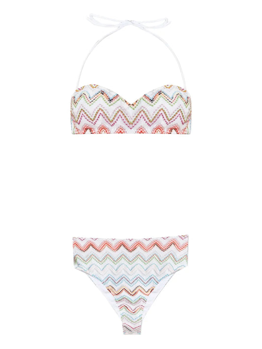 Zigzag-Pattern Bikini
