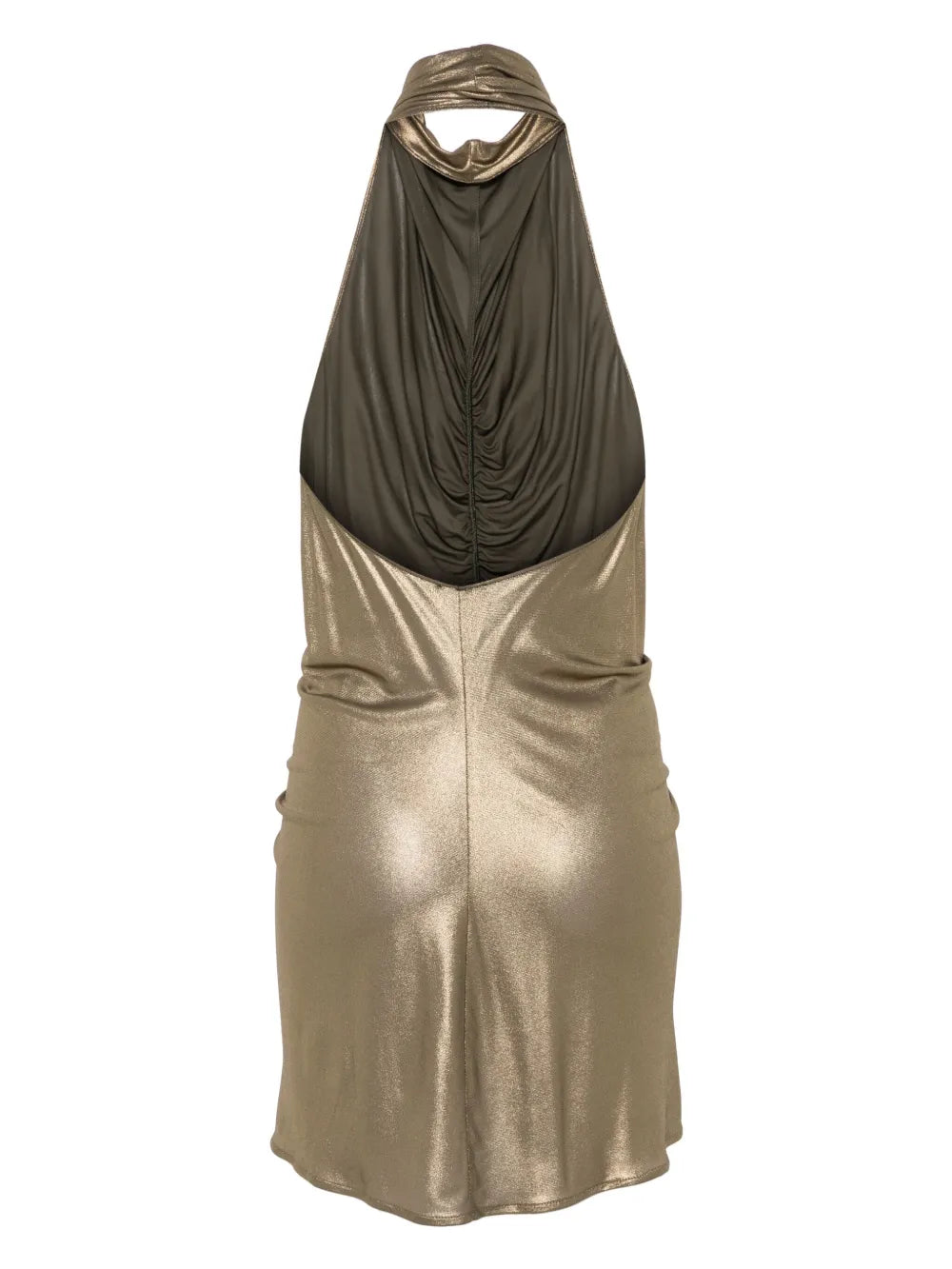 Laminated Mini Dress