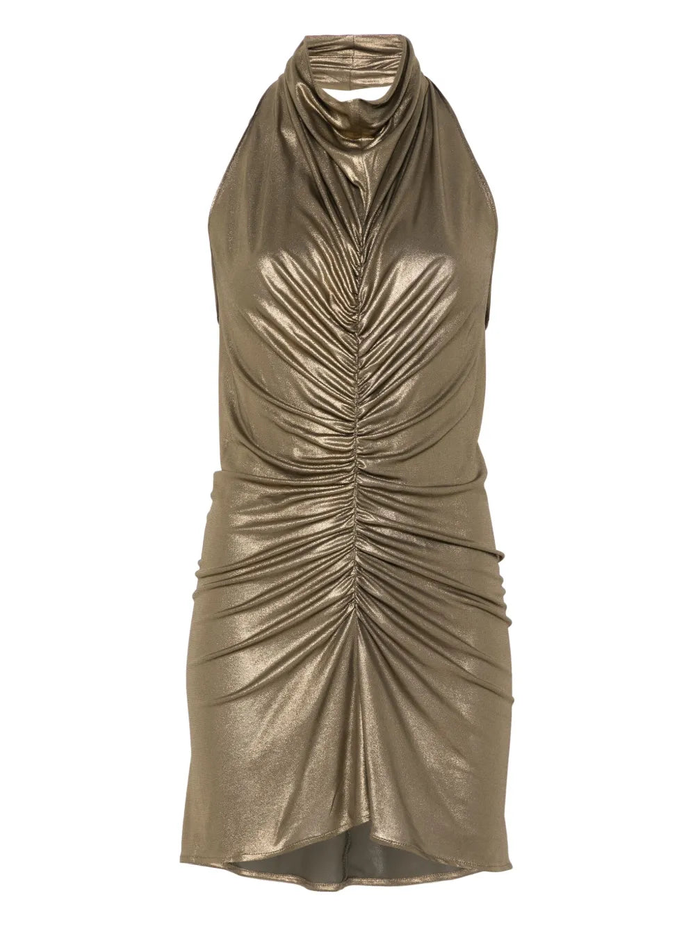 Laminated Mini Dress