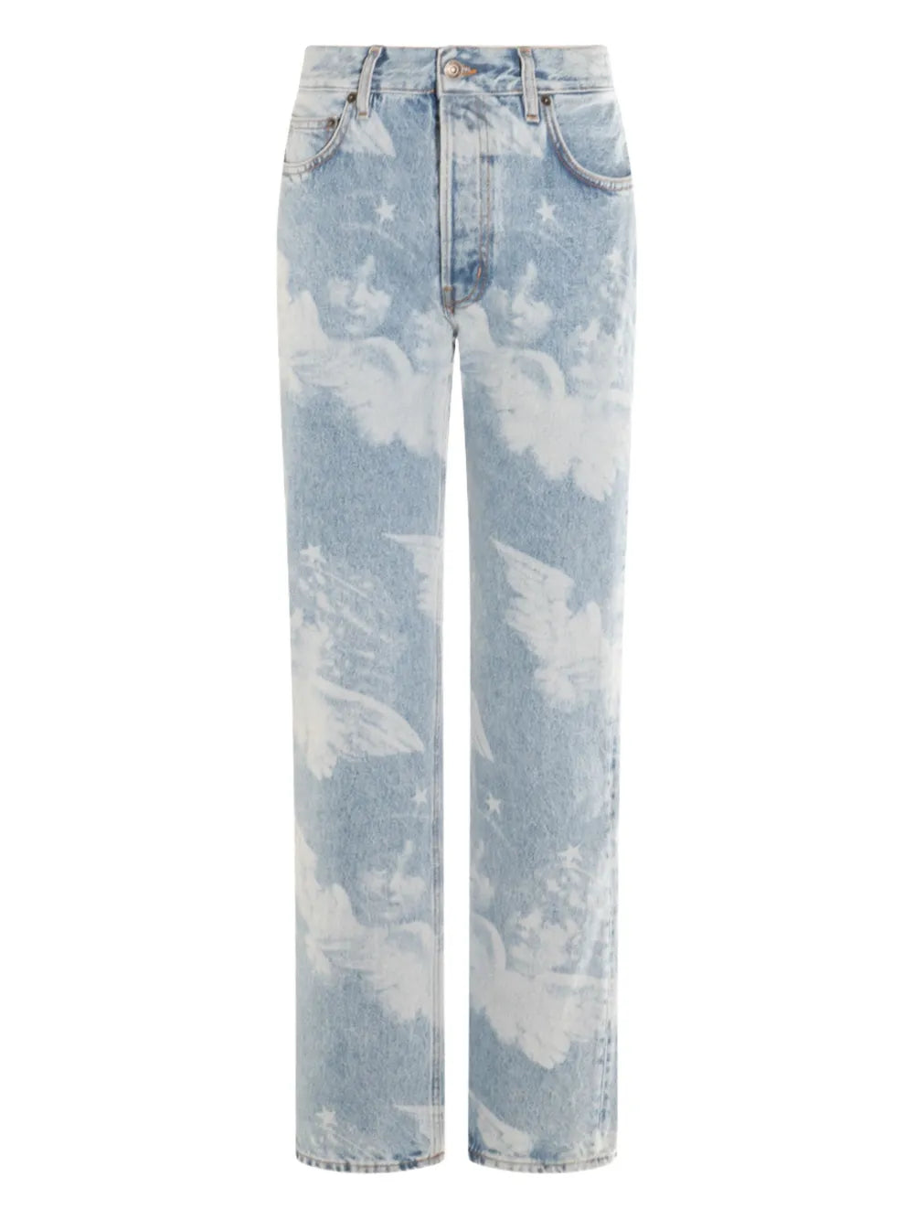 Cotton Straight Jeans
