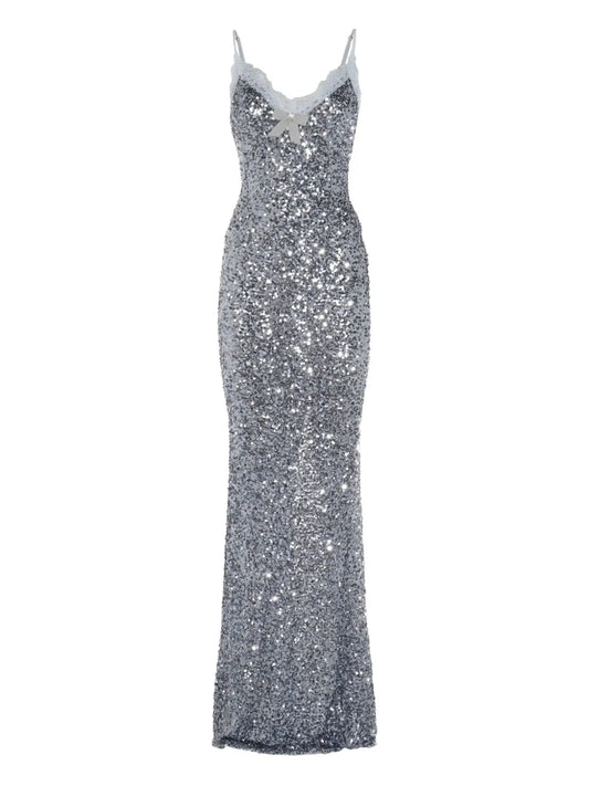 Sequinned Maxi Dress