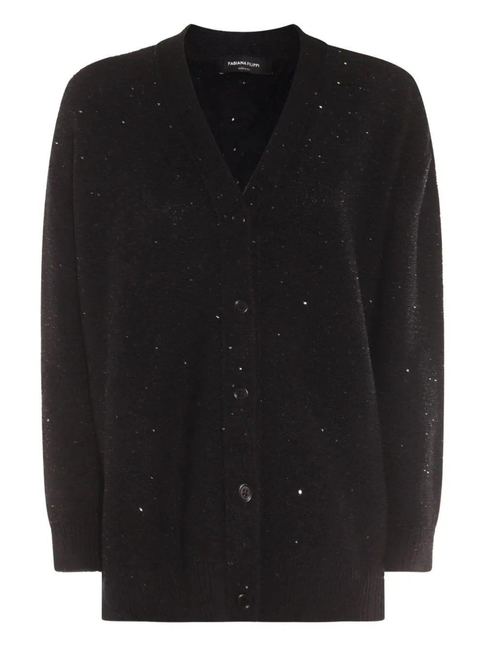 Sequin-Embellished Cardigan