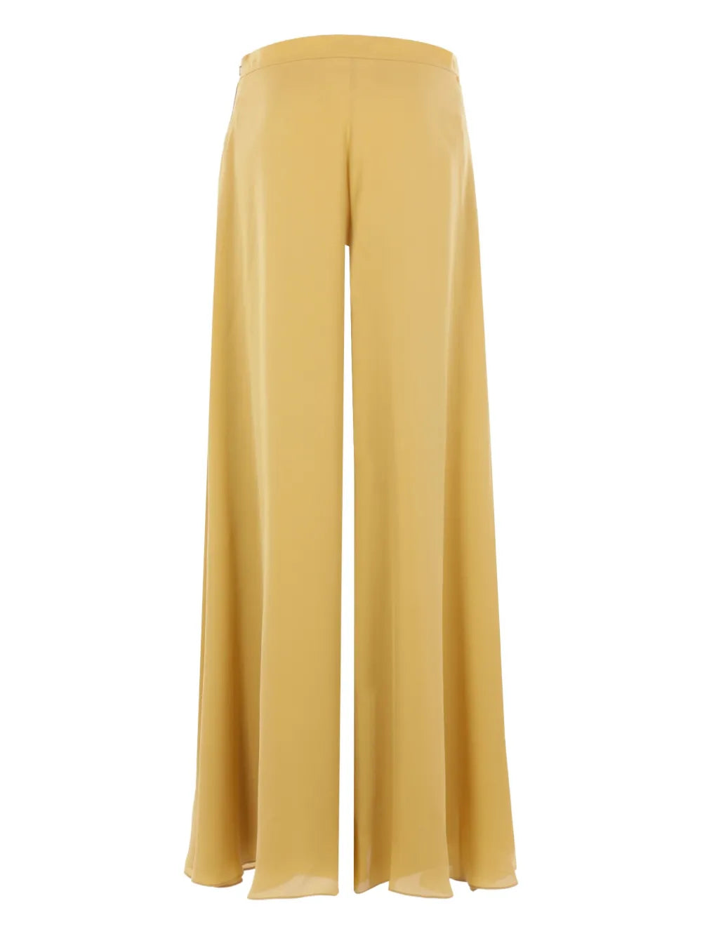 Wide-Leg Silk Trousers