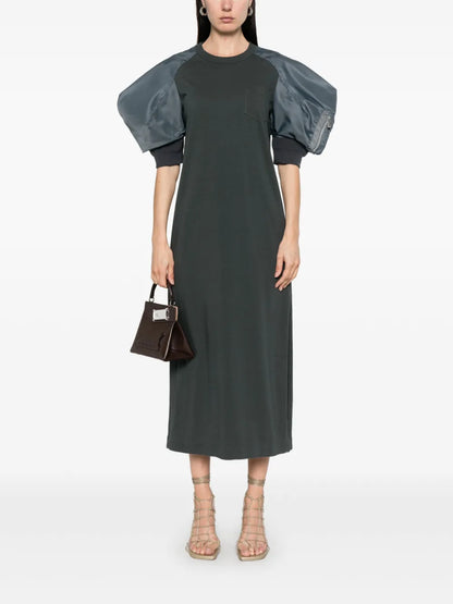 Panelled Midi Dress