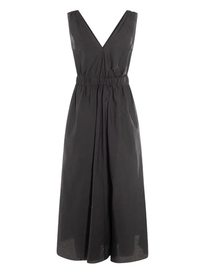 Poplin Midi Dress