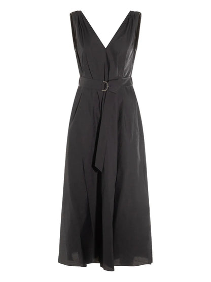 Poplin Midi Dress