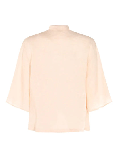 Tied-Neck Blouse