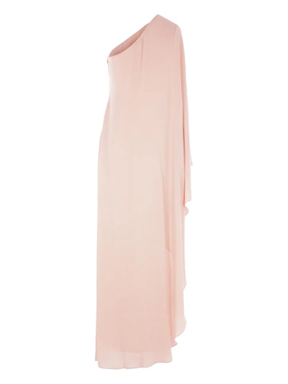 Asymmetric-Sleeve Dress