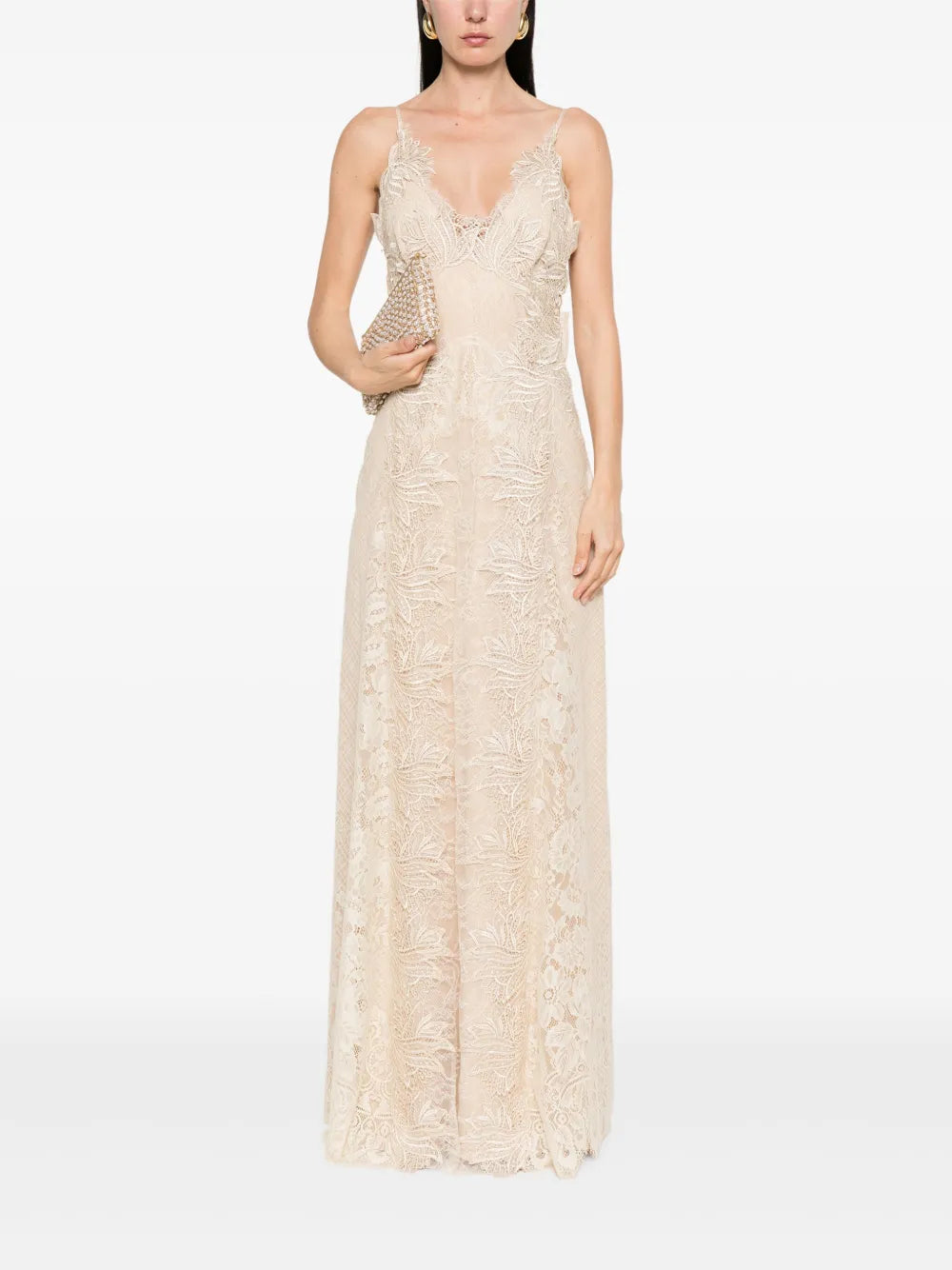 Lace-Embroidered Dress