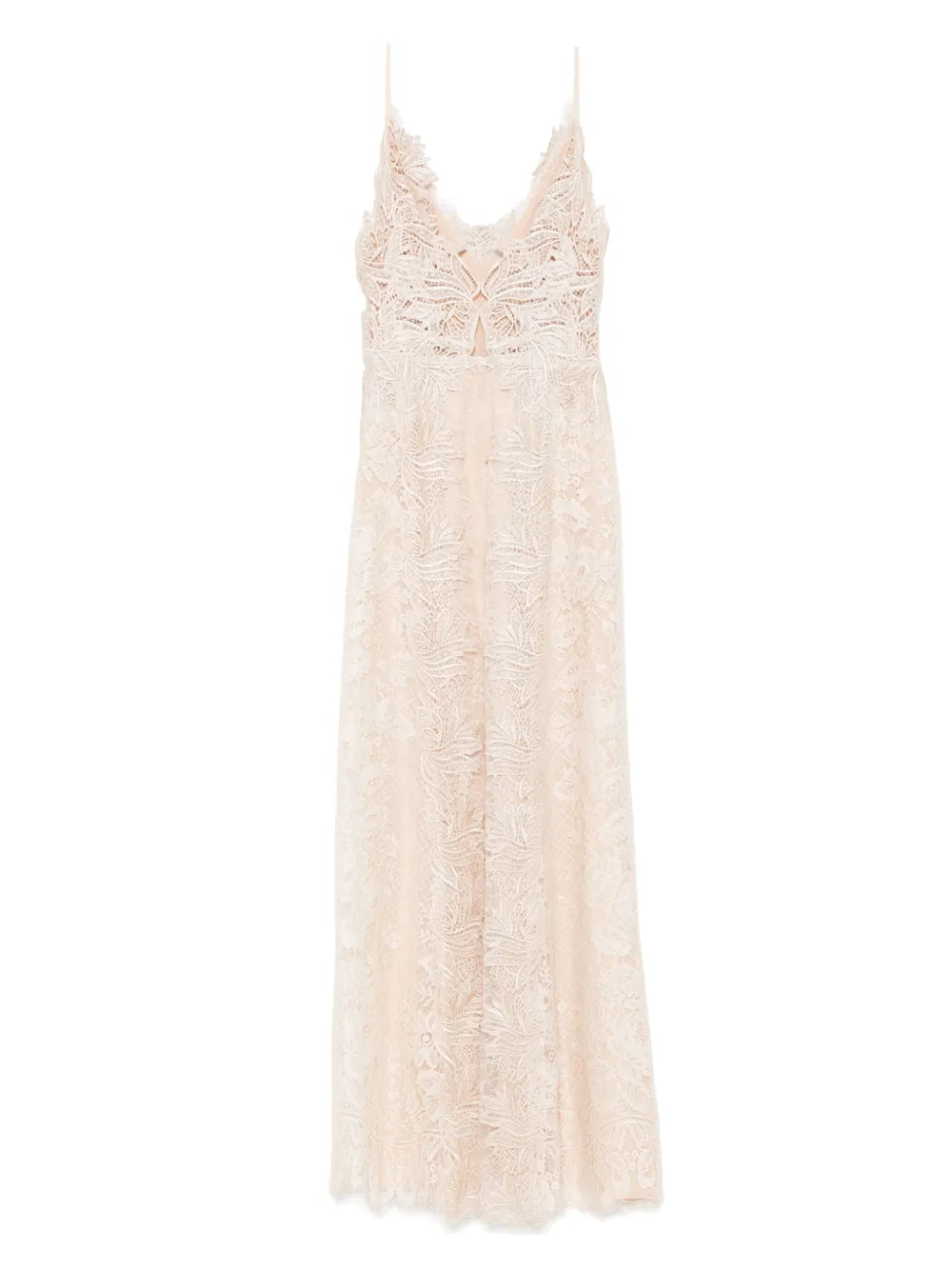 Lace-Embroidered Dress