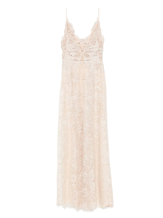 Lace-Embroidered Dress