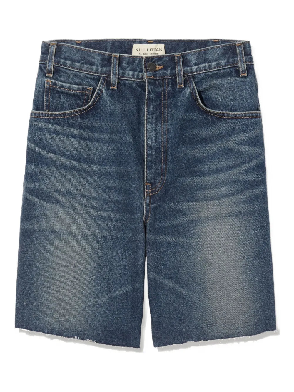 Distressed Denim Shorts