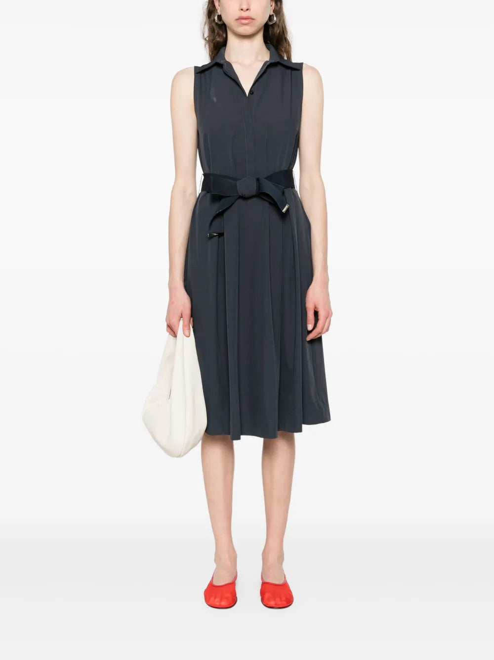 Belted Midi Dress