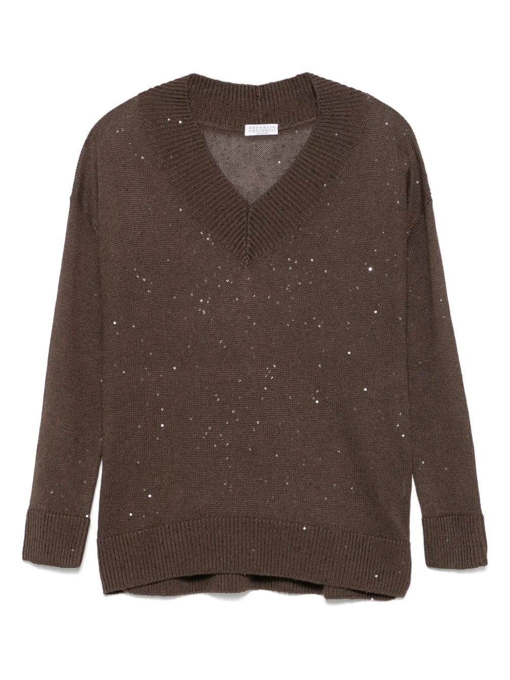 Sequin-Embellished Sweater