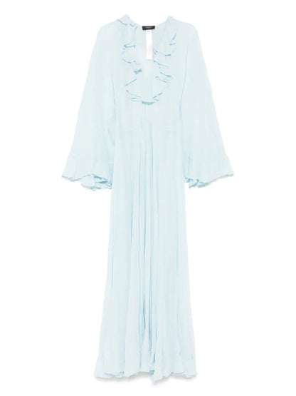 Ruffle-Detailed Maxi Dress