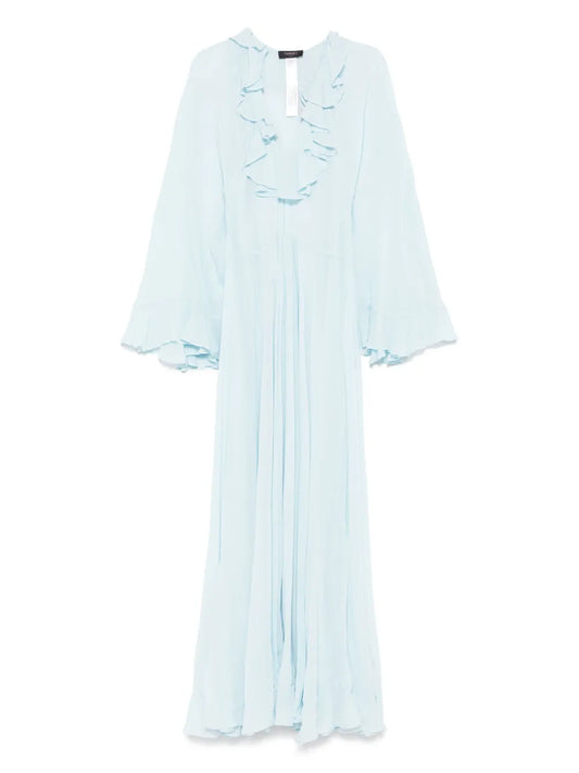 Ruffle-Detailed Maxi Dress
