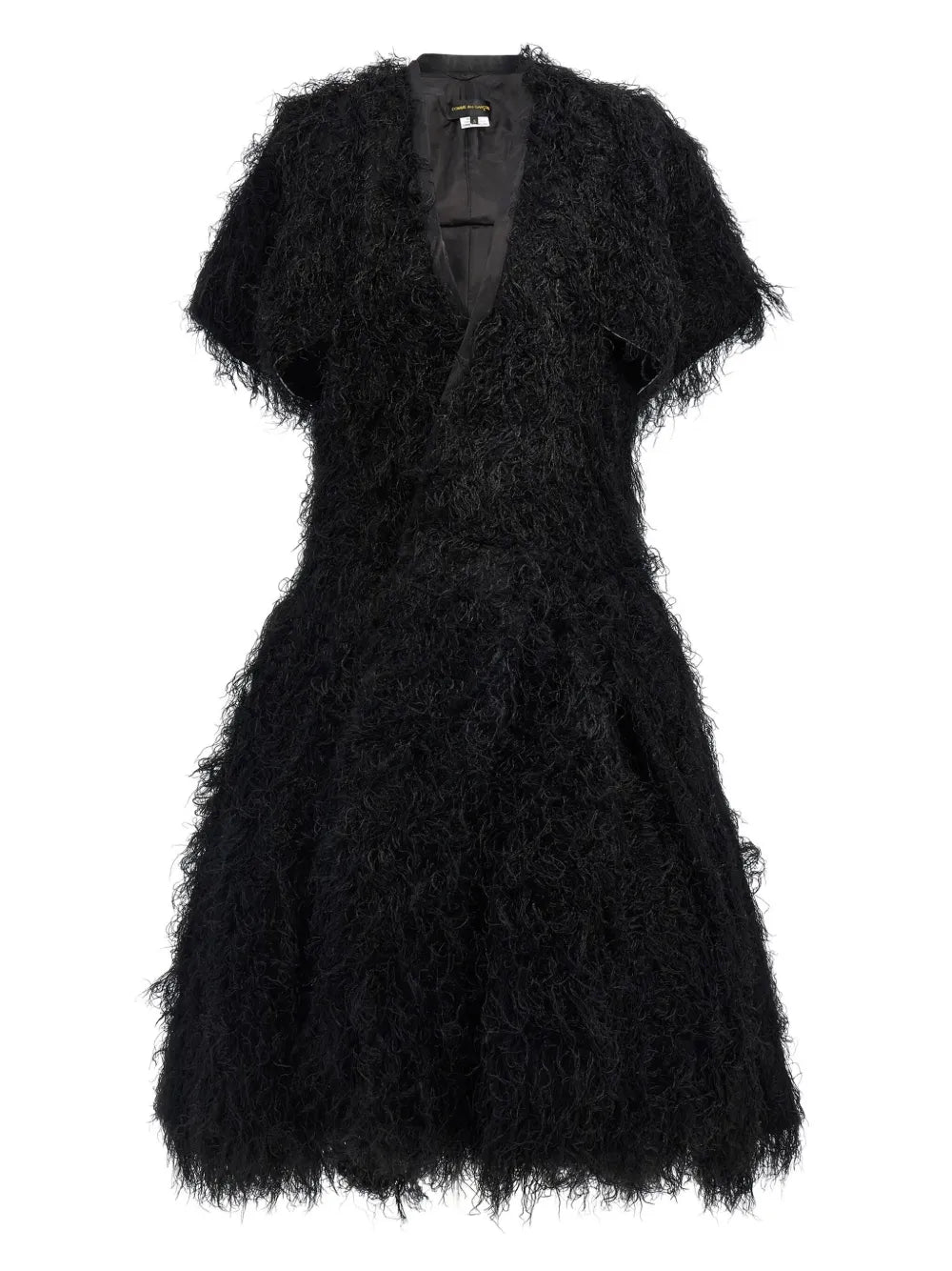 Faux-Fur Midi Dress
