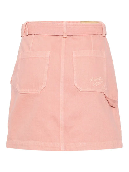 Belted Utility Mini Skirt