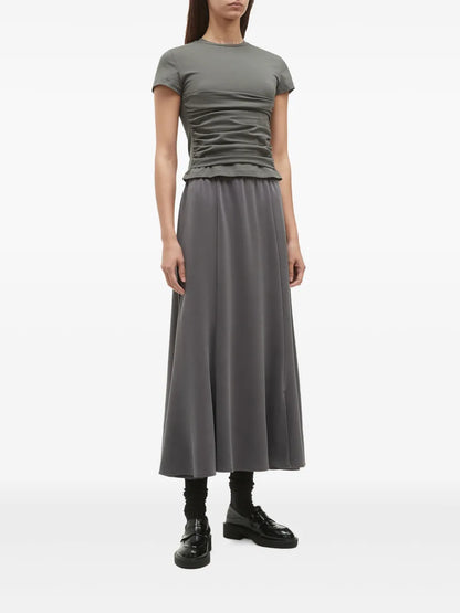 Ruched-Detail T-Shirt
