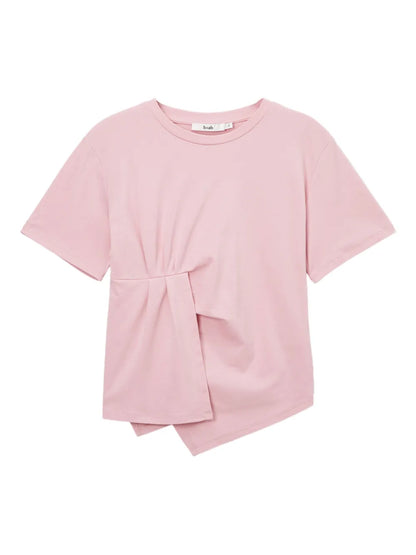 Asymmetric Knot-Detail T-Shirt