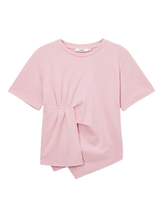 Asymmetric Knot-Detail T-Shirt