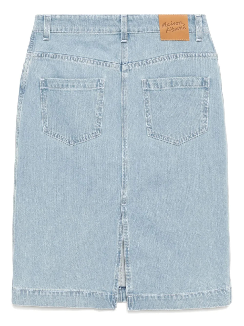 Straight Denim Skirt
