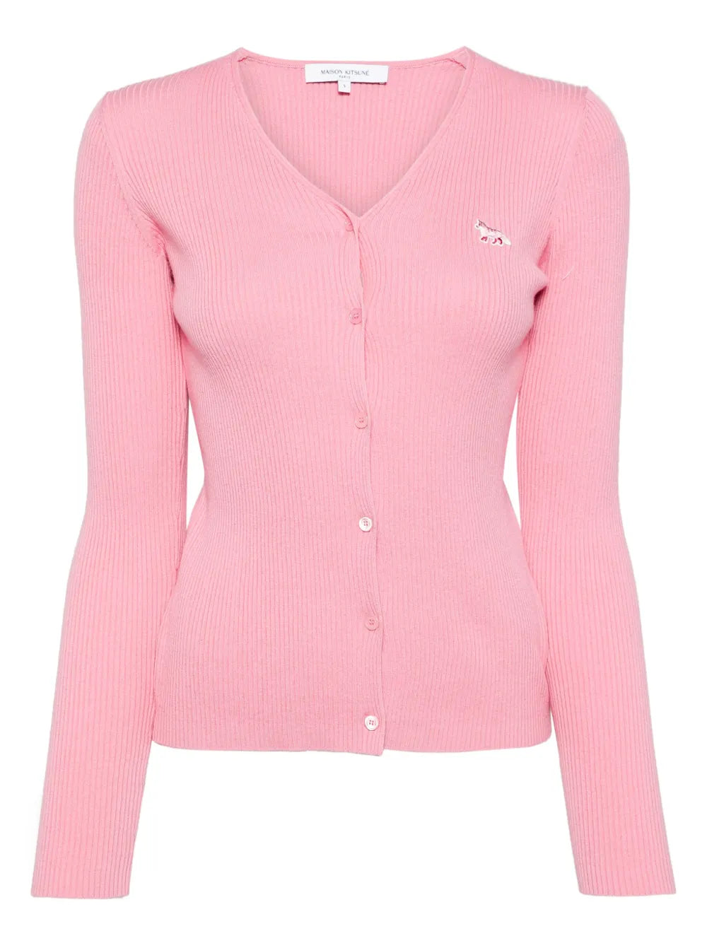 Baby Fox Patch Fine Ribbed Cardigan
