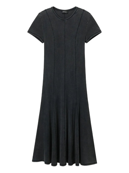 Fine-Ribbed Dress