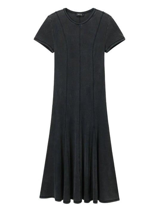 Fine-Ribbed Dress