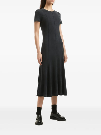 Fine-Ribbed Dress