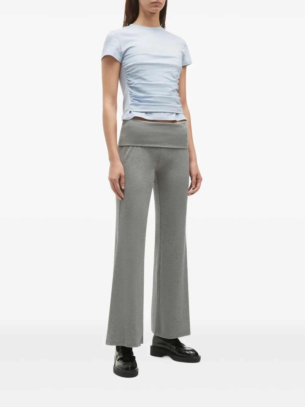 Ruched-Detail T-Shirt