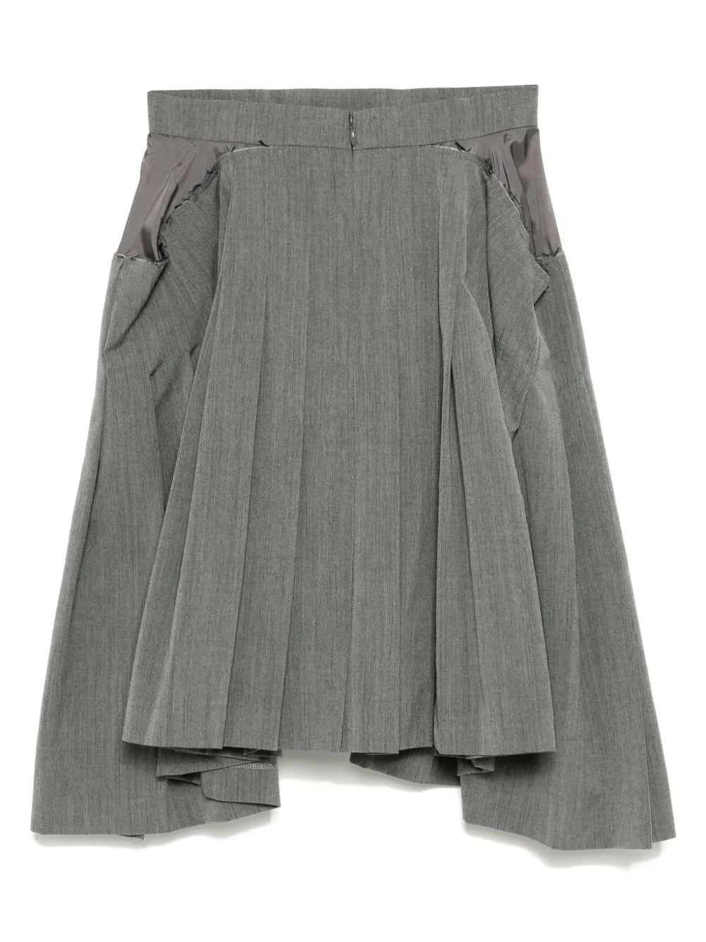Square Pleated Skirt