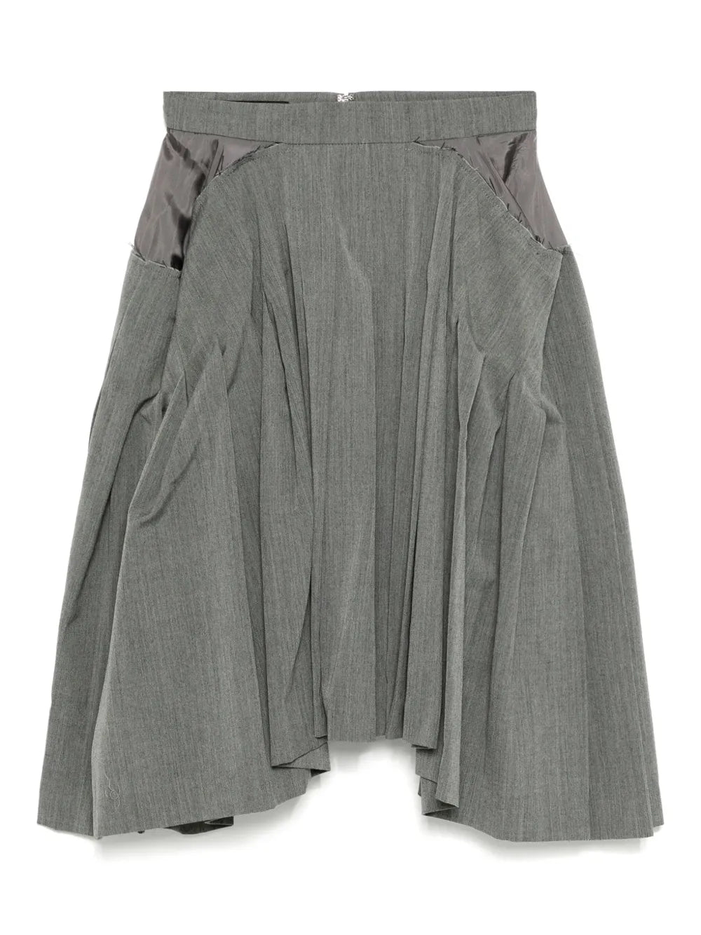 Square Pleated Skirt