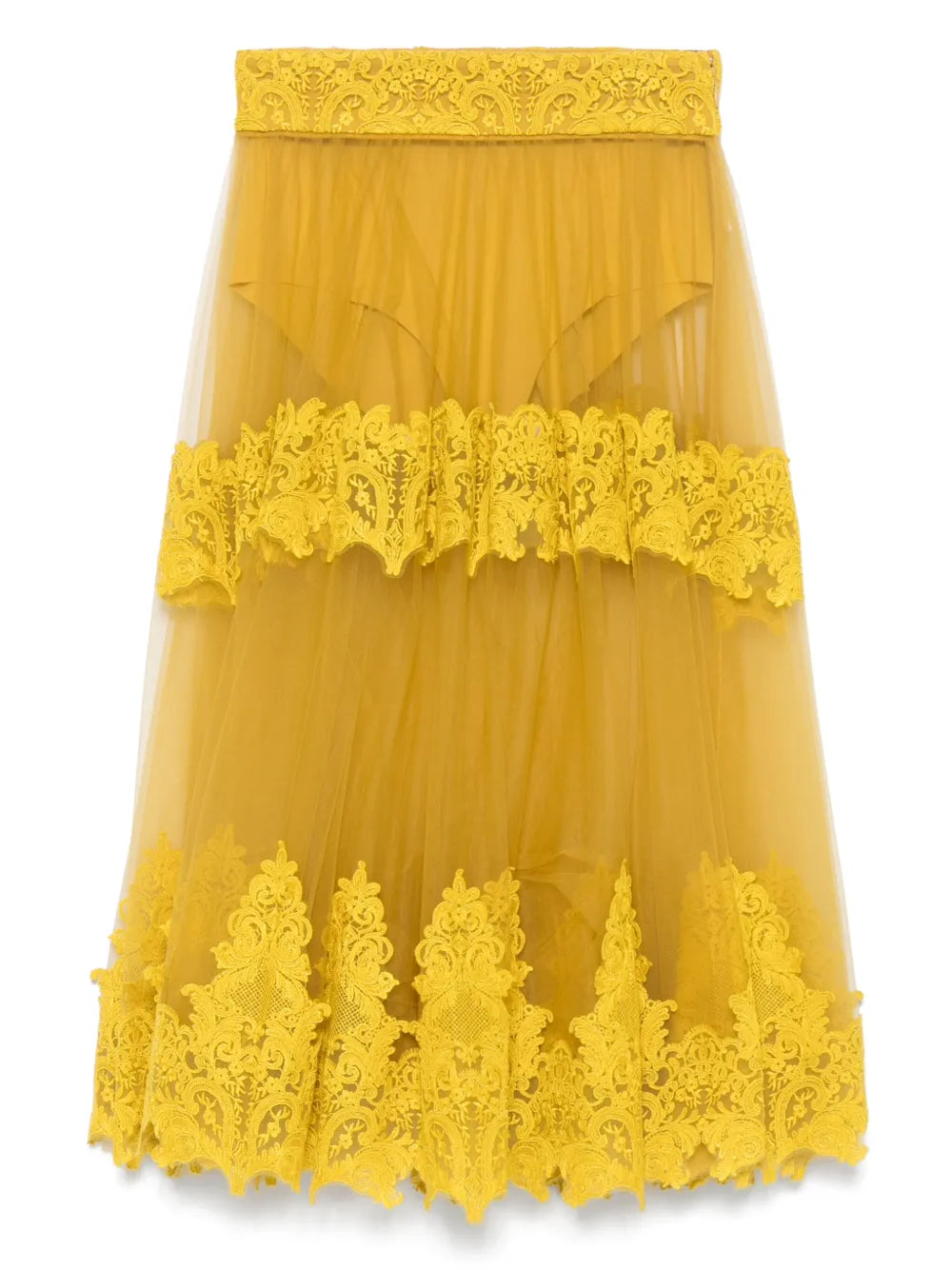 Tulle Midi Skirt