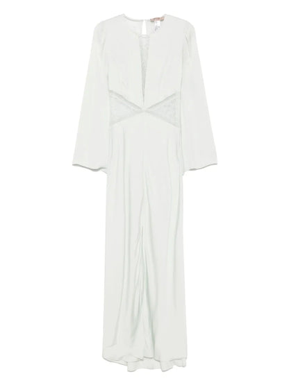 Lace-Panels Gown