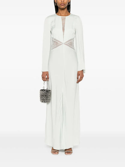 Lace-Panels Gown