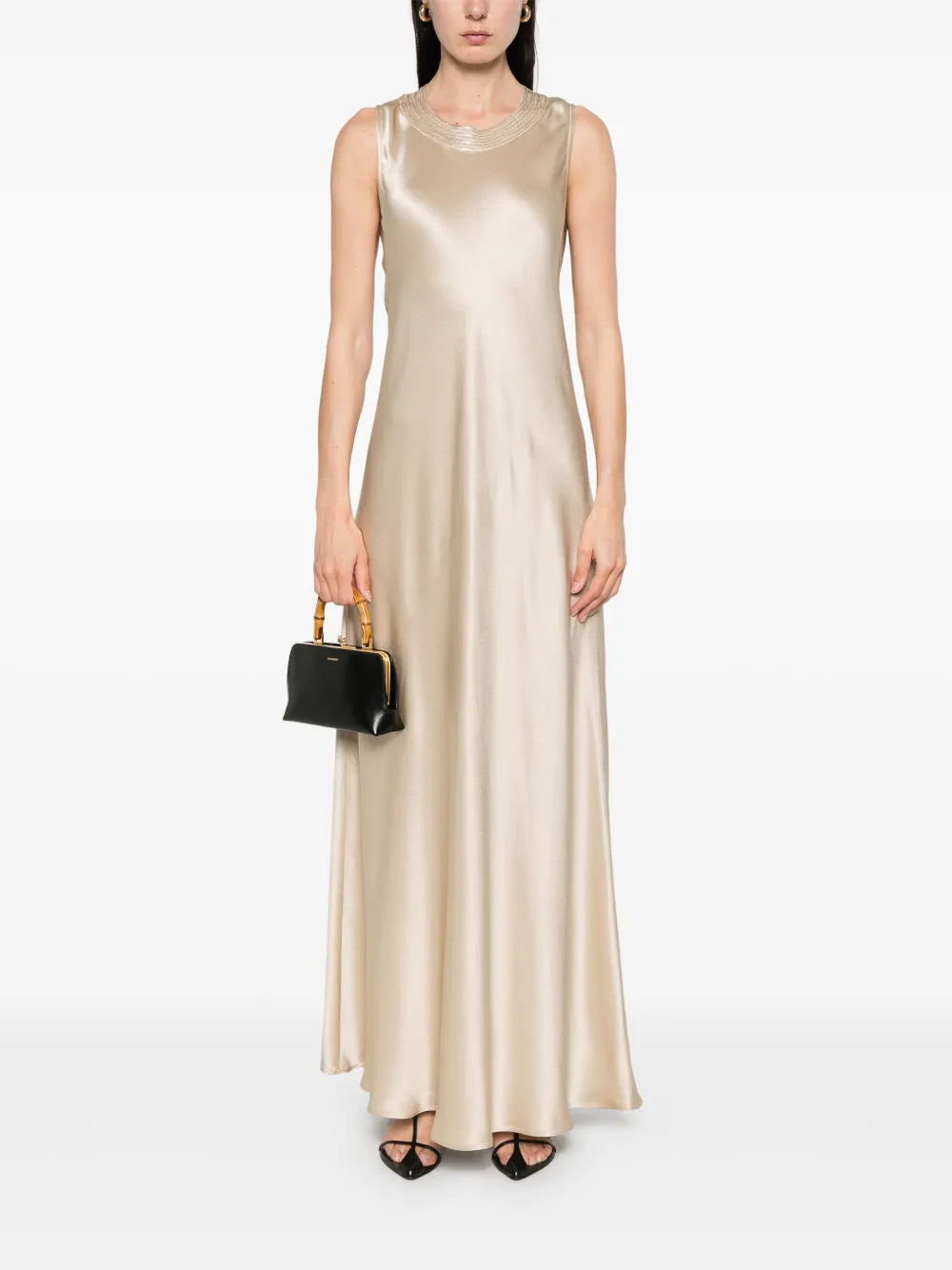 Satin Maxi Dress